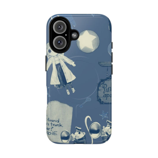 Coraline-inspired magnetic tough phone case with spooky design