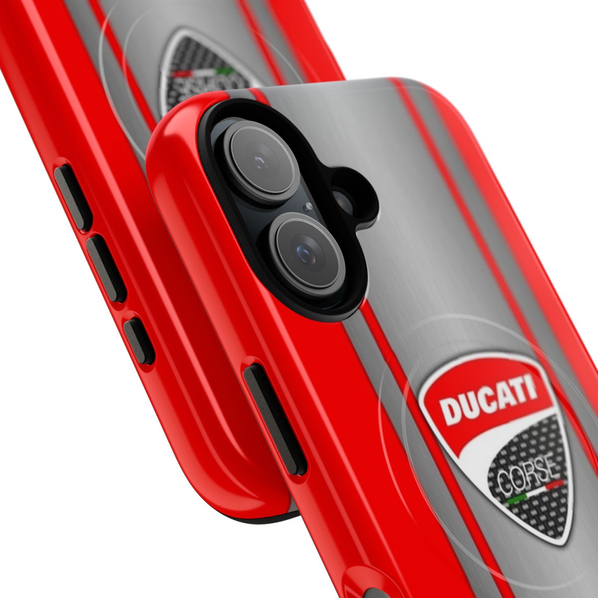 Durable magnetic tough case with Ducati racing inspired design - Detail