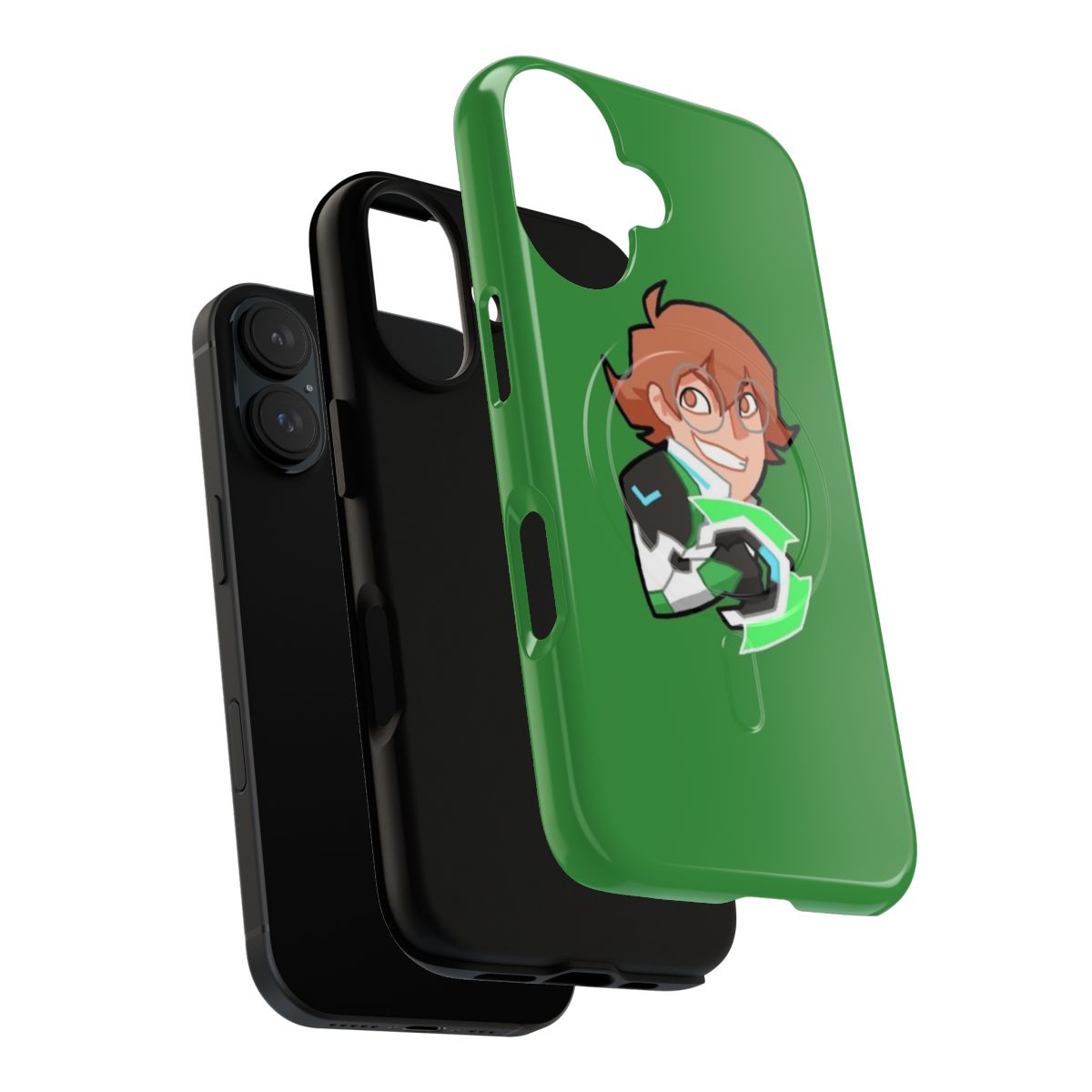 Pidge-inspired magnetic tough phone case with Voltron branding - Layers