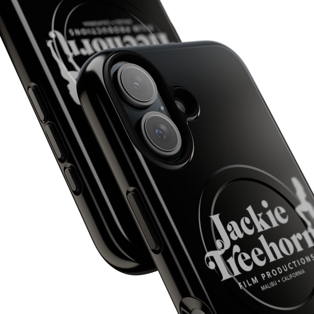 Magnetic tough phone case with a design inspired by the character Jackie Treehorn from the movie The Big Lebowski. - Detail