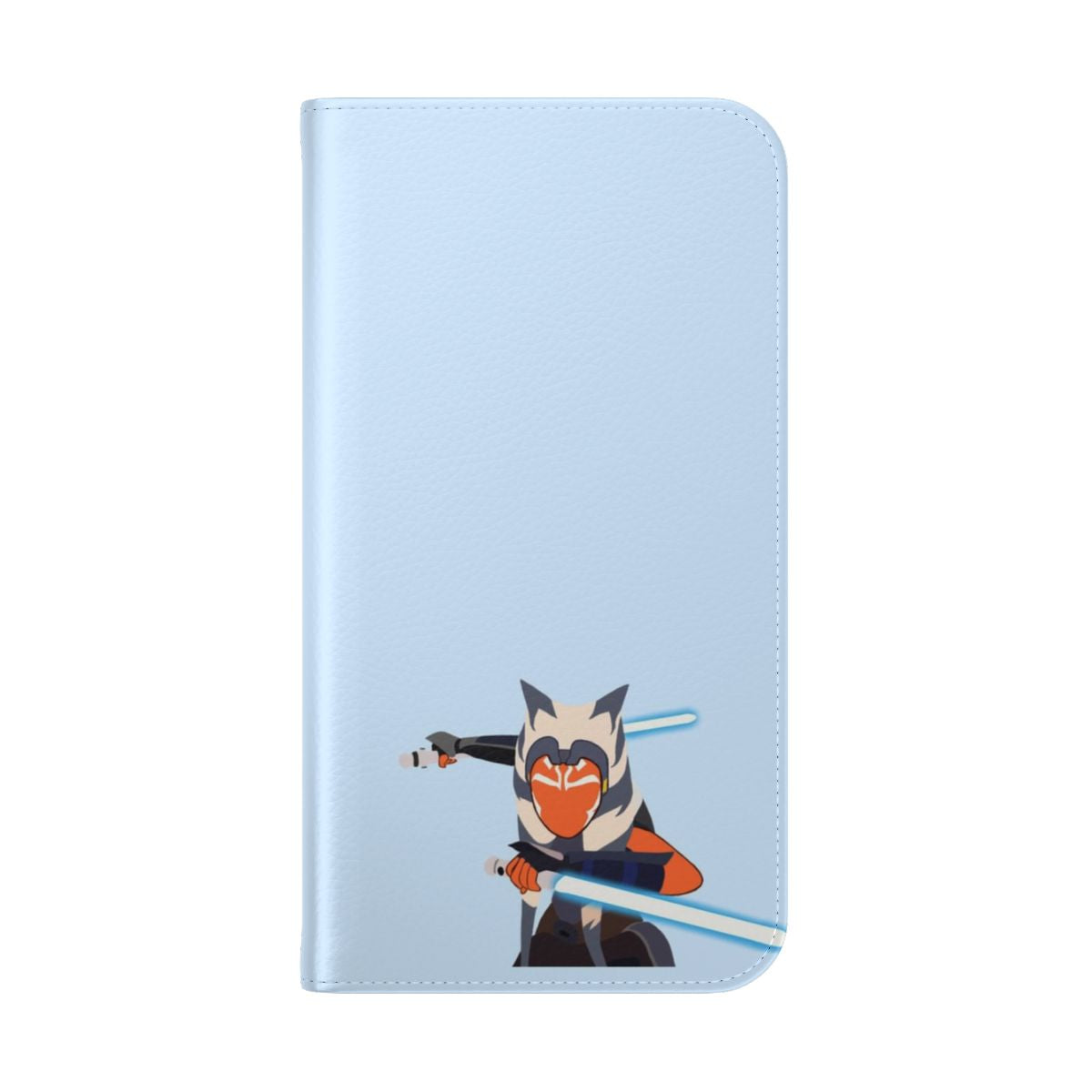 Sci-Fi Phone Case Featuring Ahsoka Tano from Star Wars: The Clone Wars - Folded Back