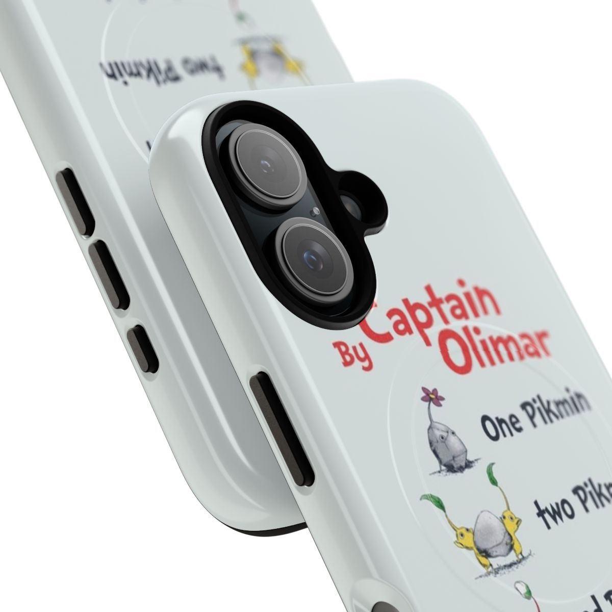 Colorful and protective phone case with Pikmin-inspired design - Detail