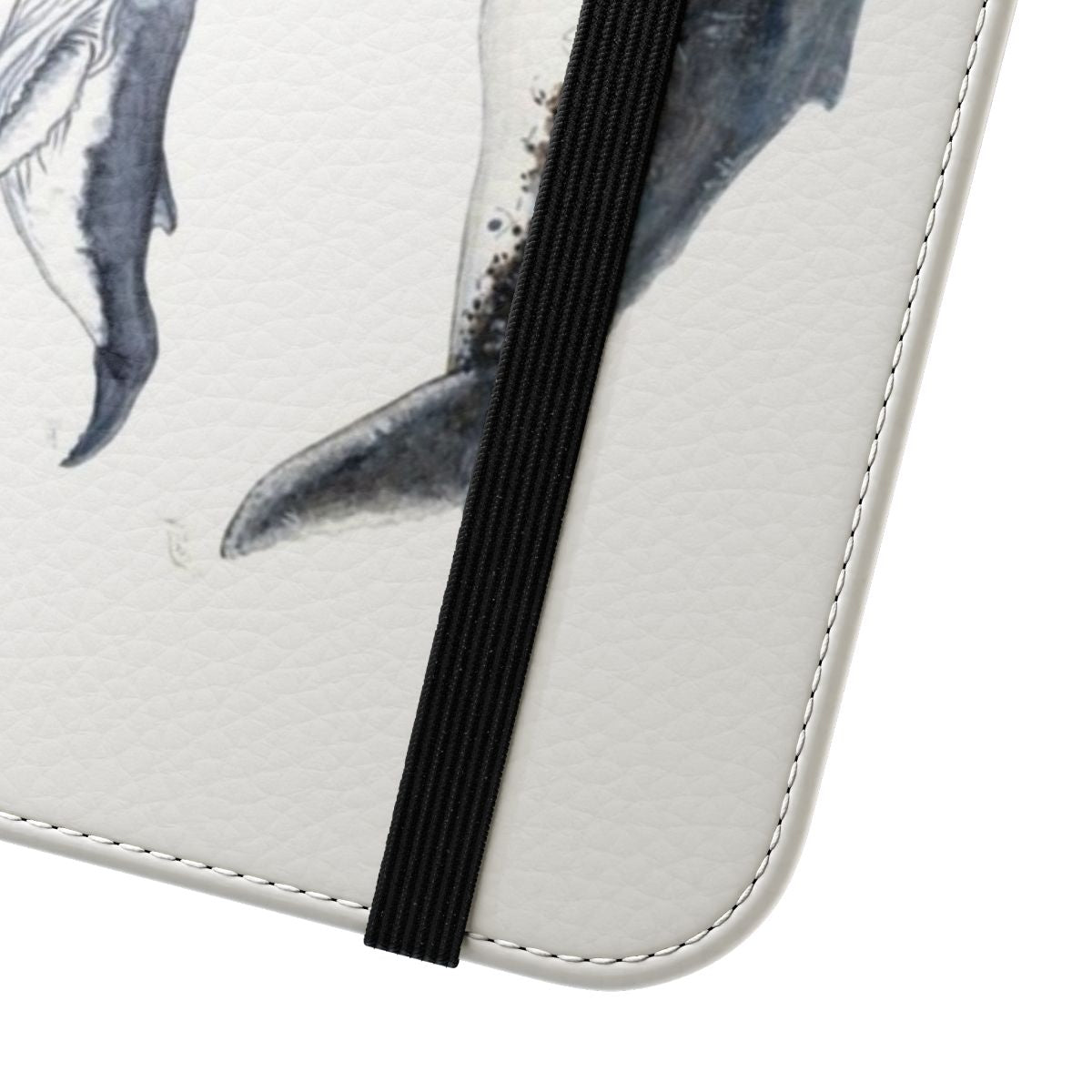 Humpback whale mother and baby whale Megaptera novaeangliae phone case design - Close Up