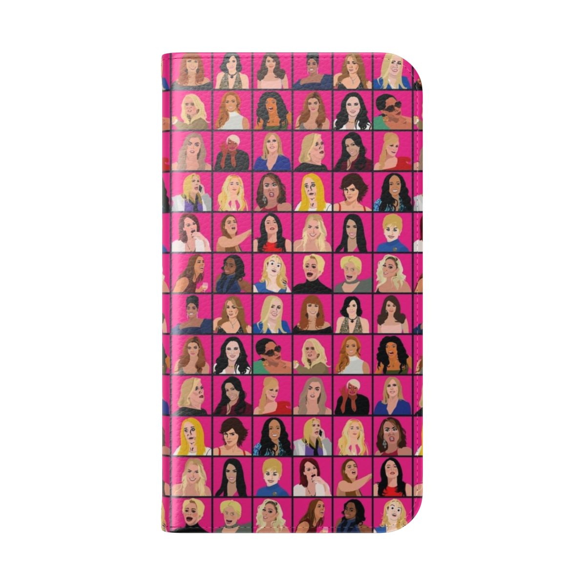 Exclusive reality TV inspired flip phone case featuring the most popular Real Housewives franchises - Folded Back