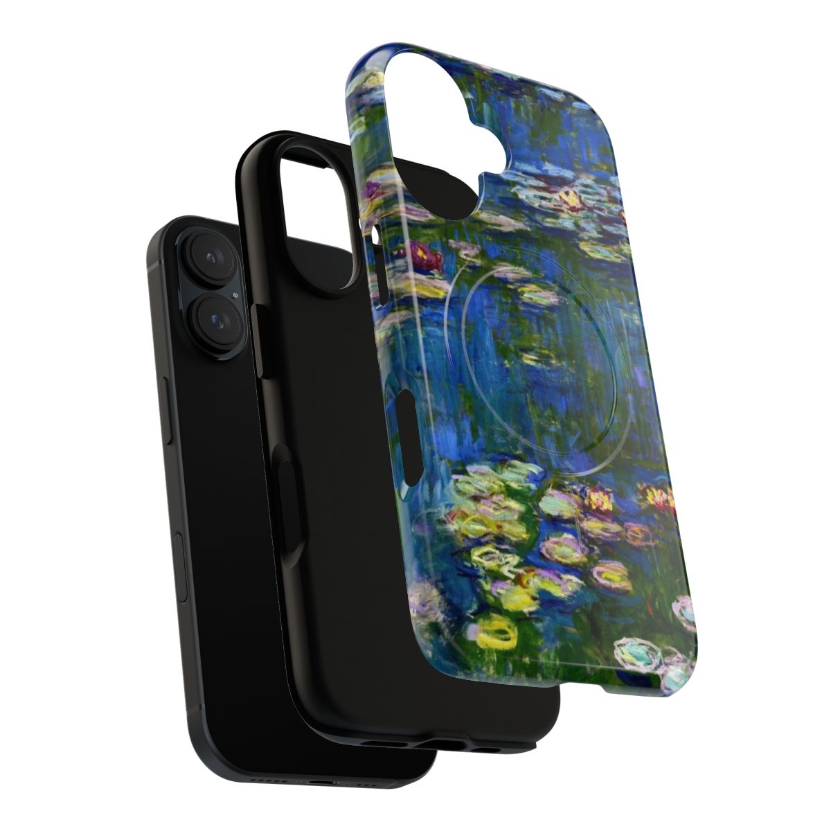 Stylish phone case featuring Claude Monet's iconic Water Lilies painting. - Layers