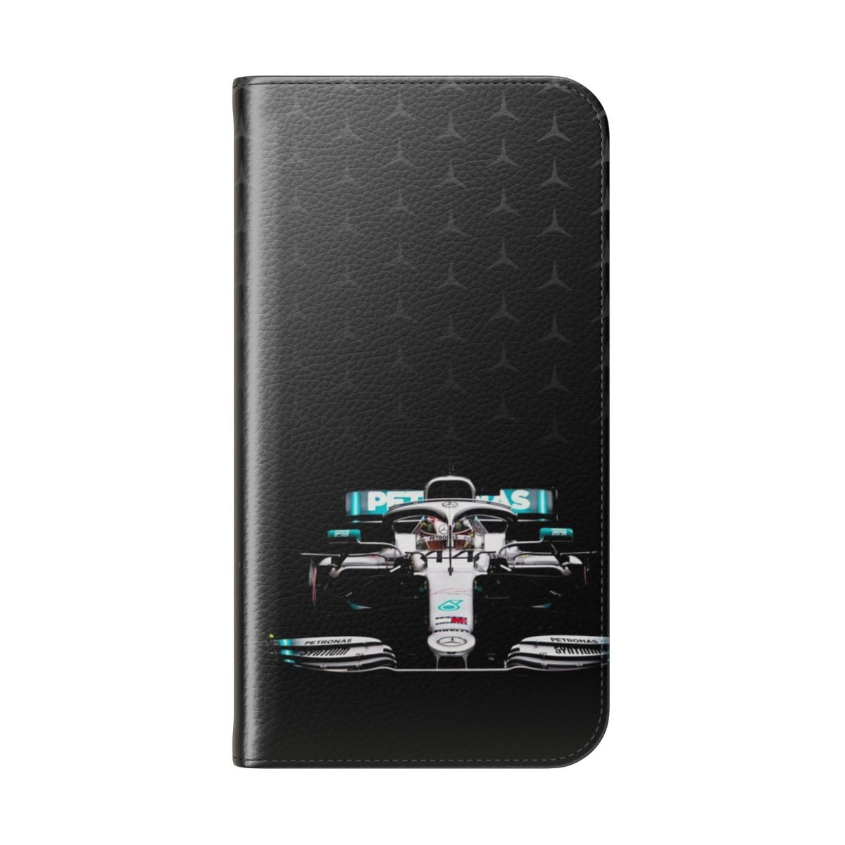 Formula 1 racing-inspired phone case with a sleek design - Folded Back