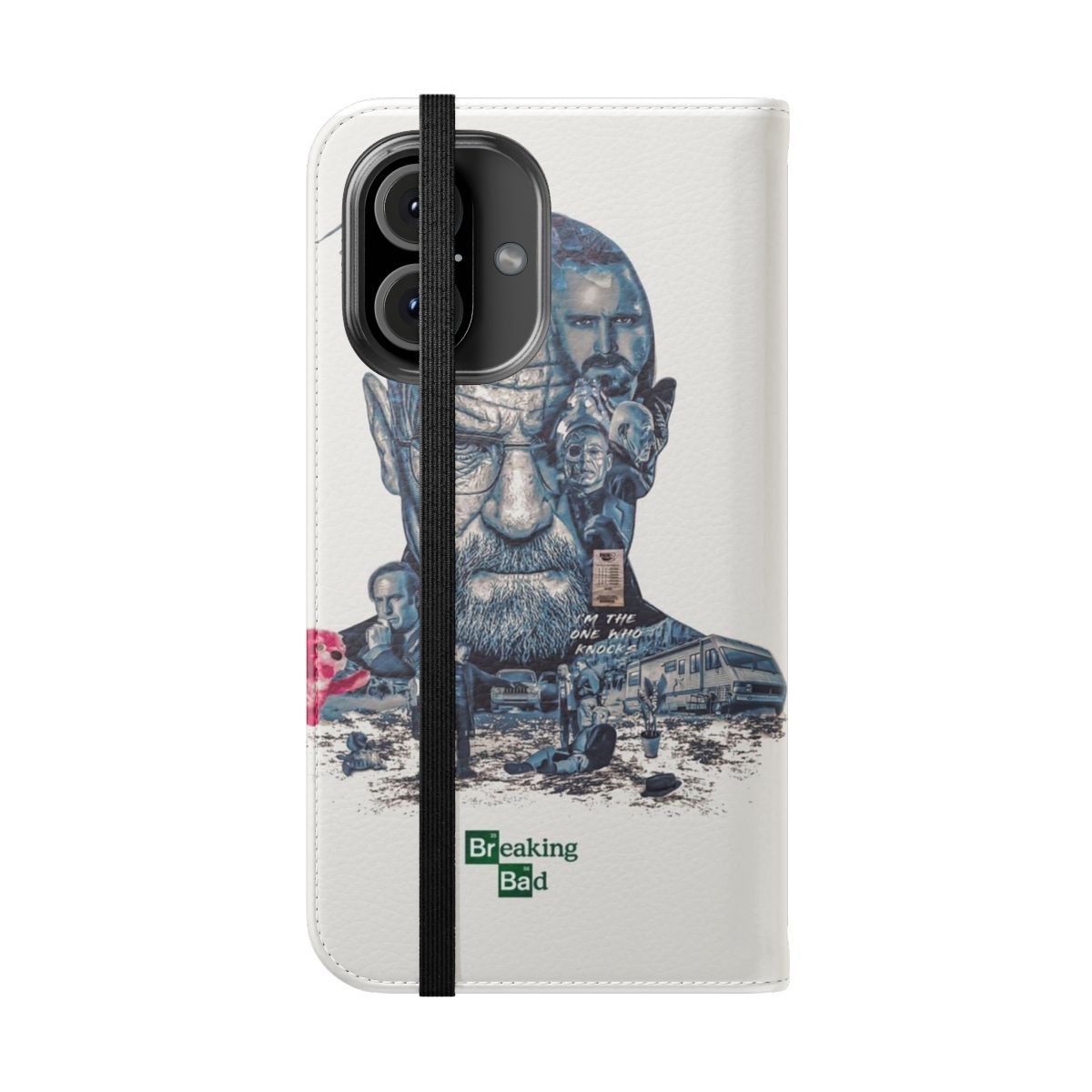 Breaking Bad-themed flip cover phone case - Folded Front