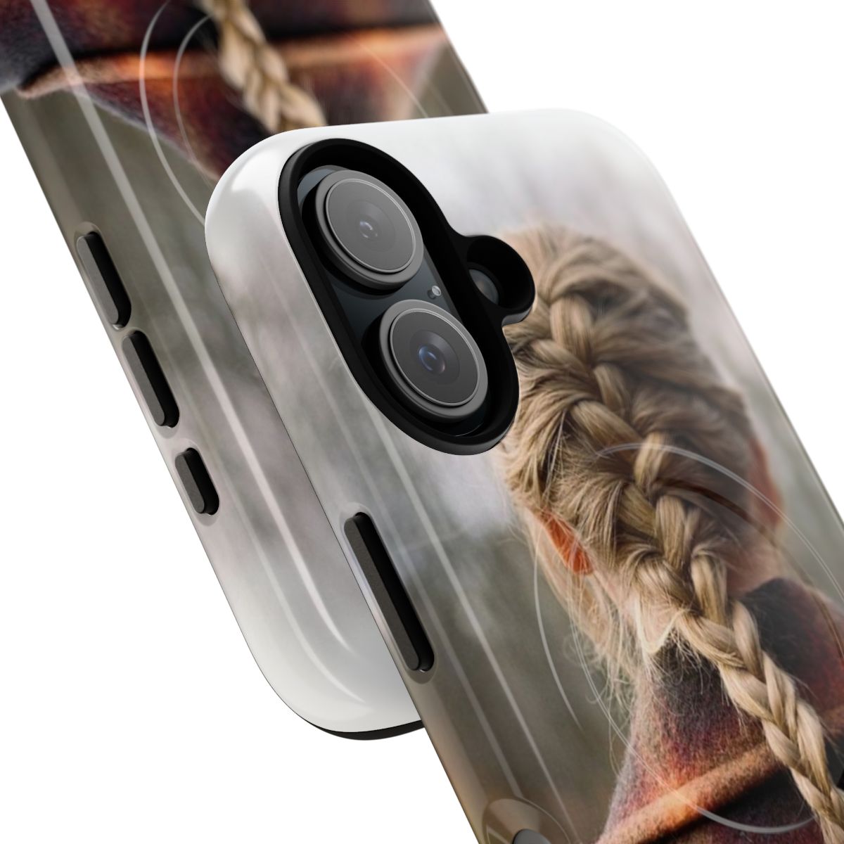 Magnetic phone case with Taylor Swift's "Evermore" album cover design - Detail