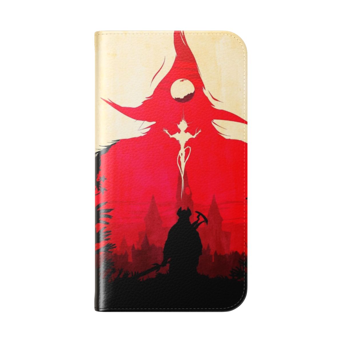 Dark fantasy-inspired phone case with double exposure design - Folded Back