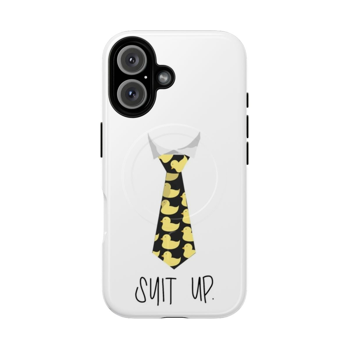 "How I Met Your Mother" themed phone case with "Suit Up" design