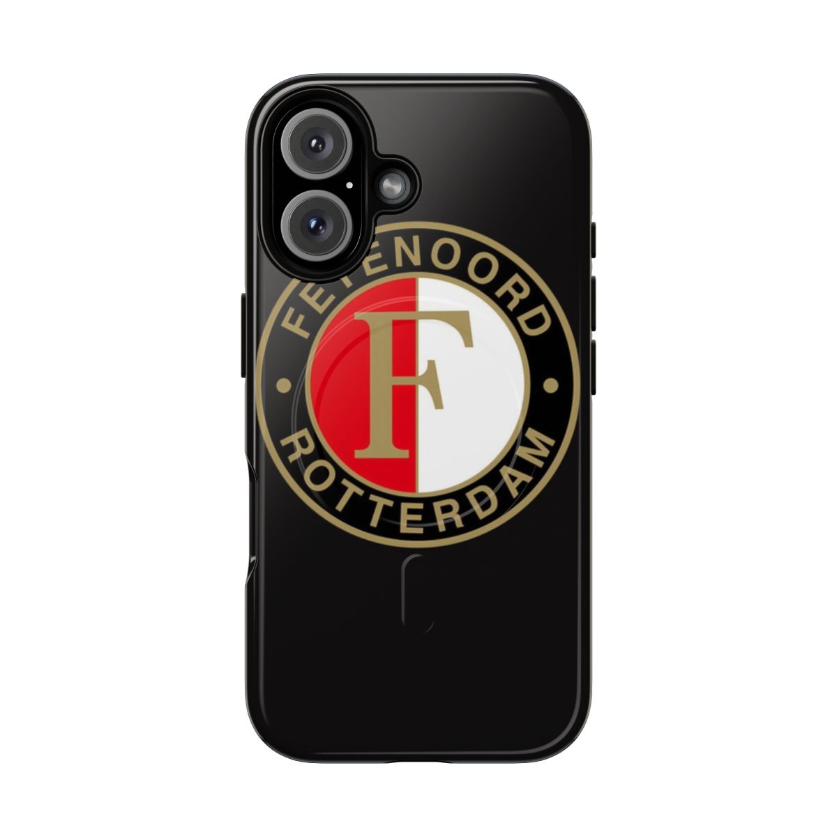 Magnetic tough phone case featuring the Feyenoord football logo