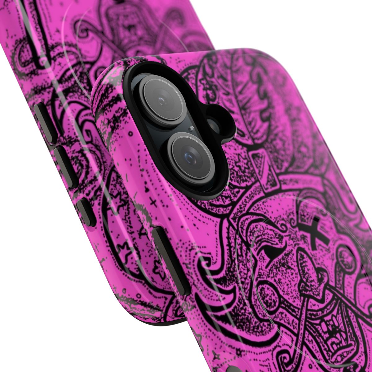 Magnetic tough phone case featuring the Great Milenko artwork for Insane Clown Posse fans. - Detail