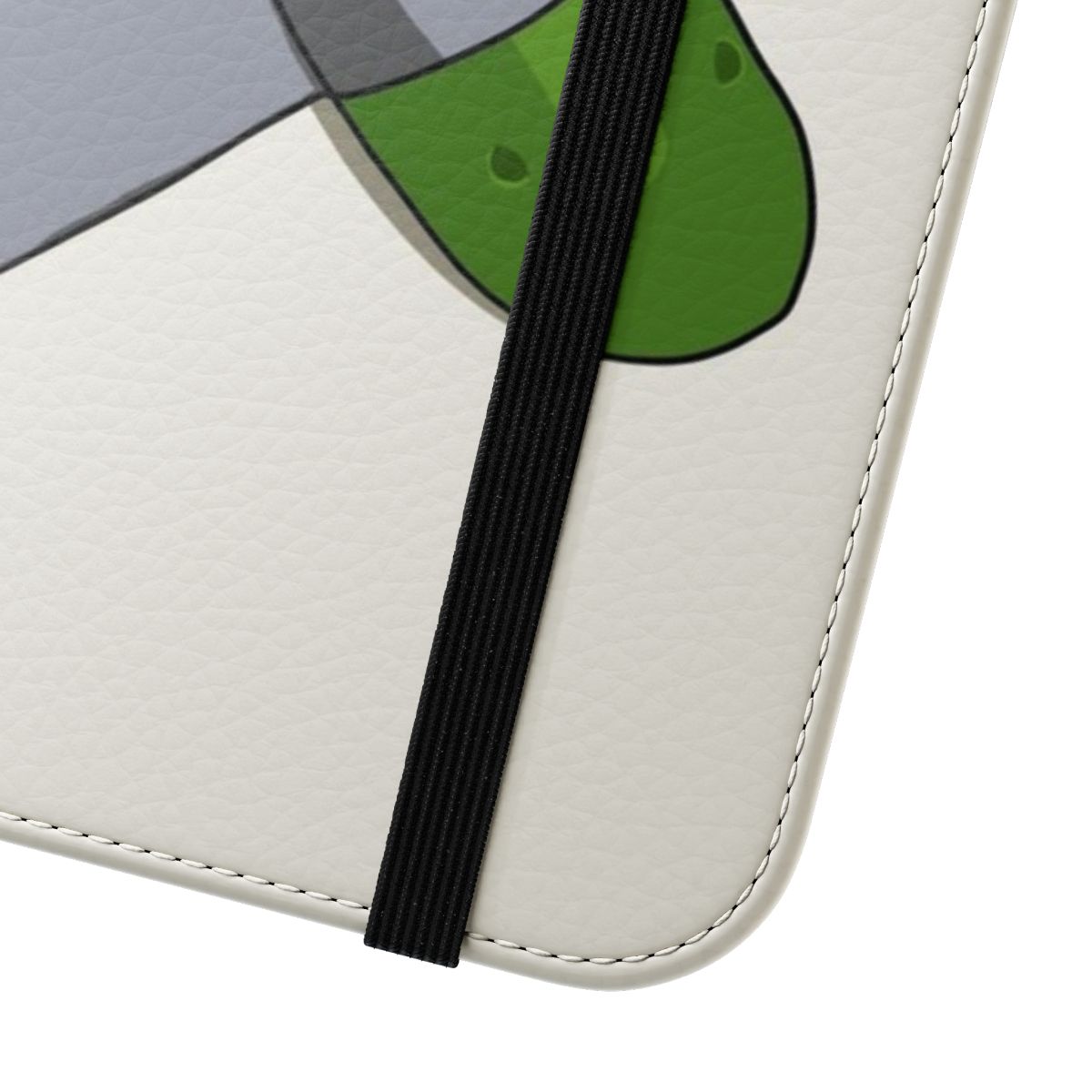 Pickle Rick Modern Art Inspired Phone Case with Cartoon Duct Tape Design - Close Up