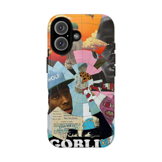 Magnetic tough phone case featuring Tyler The Creator inspired artwork