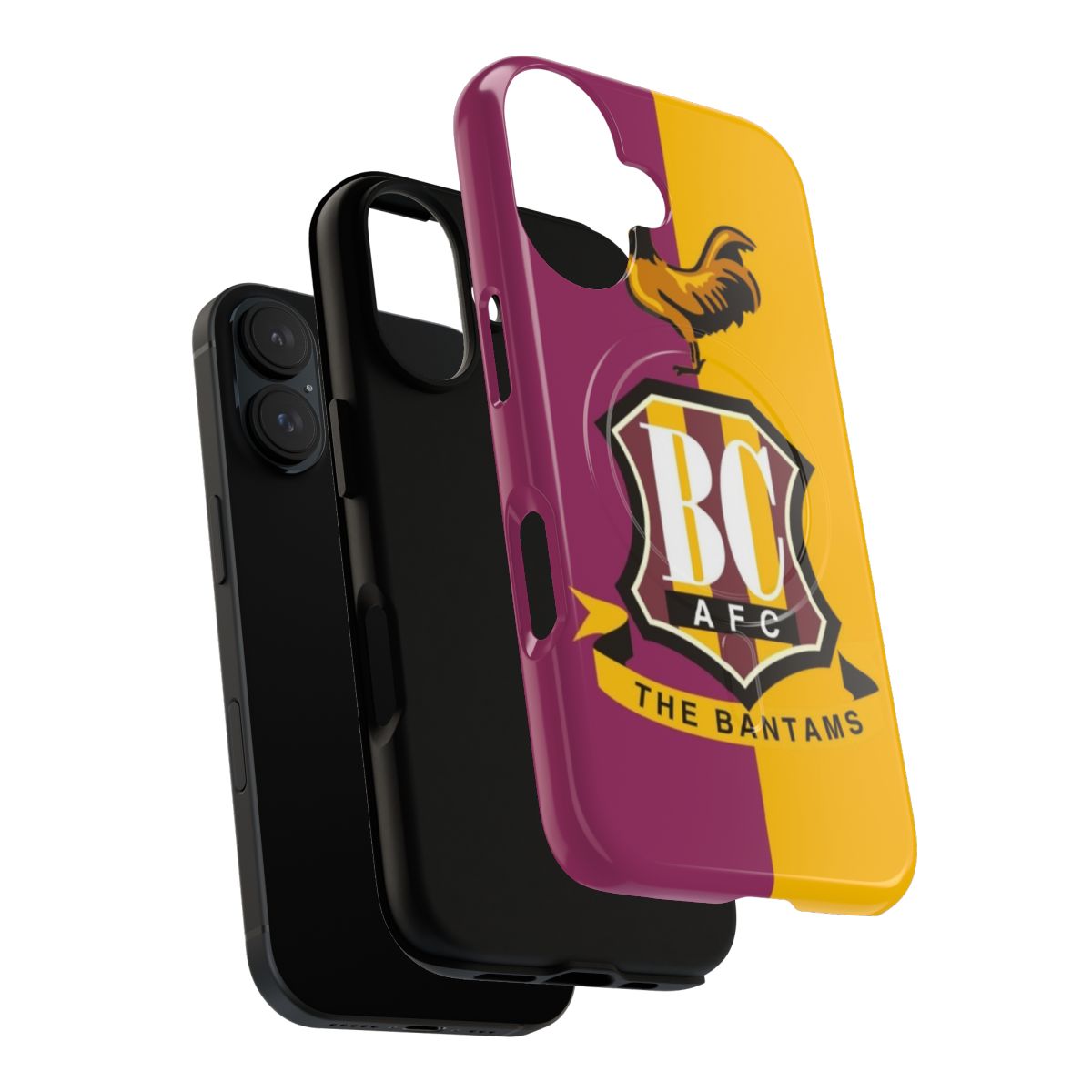 Bradford City Bantams magnetic tough phone case - Layers