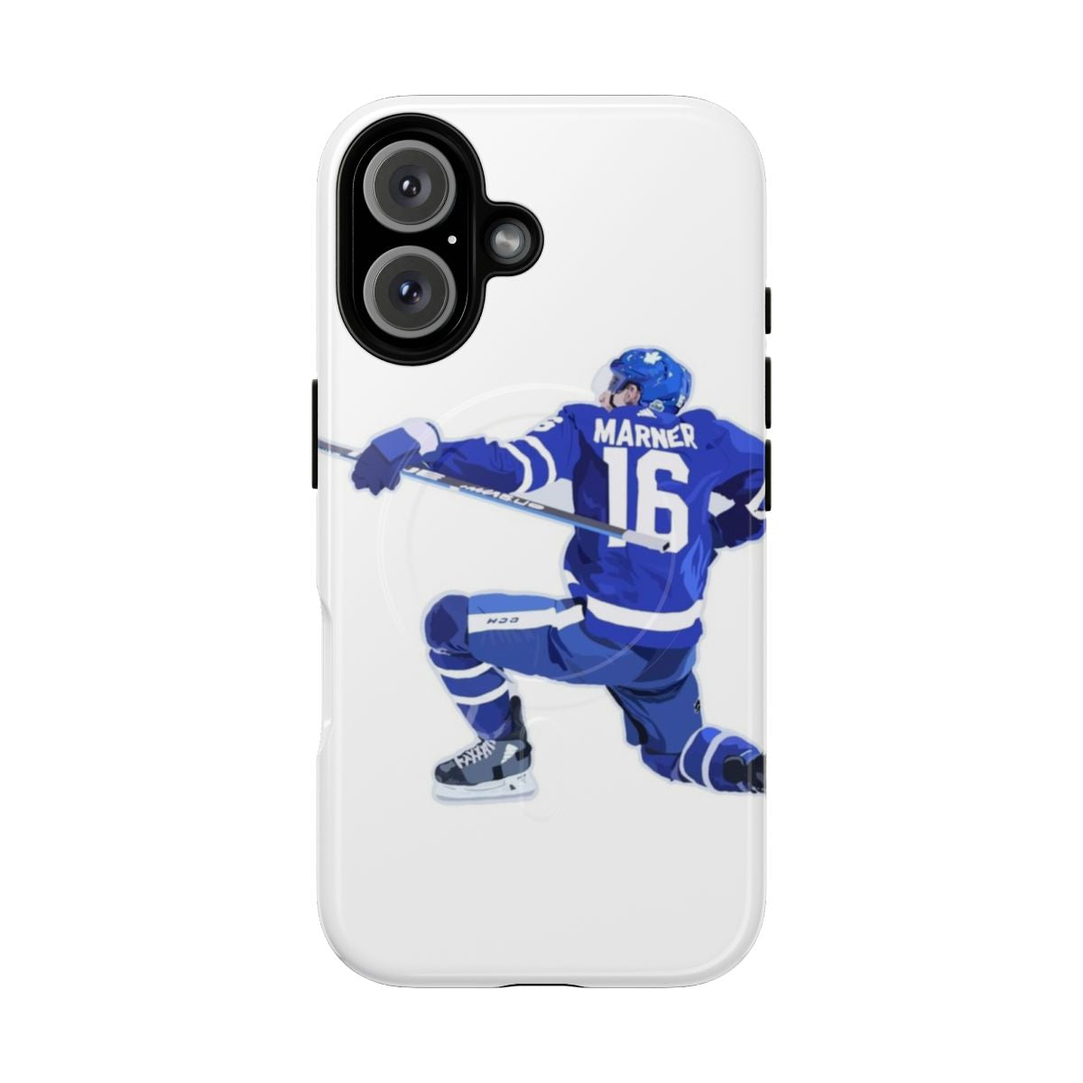 Mitch Marner-inspired hockey phone case with magnetic protection