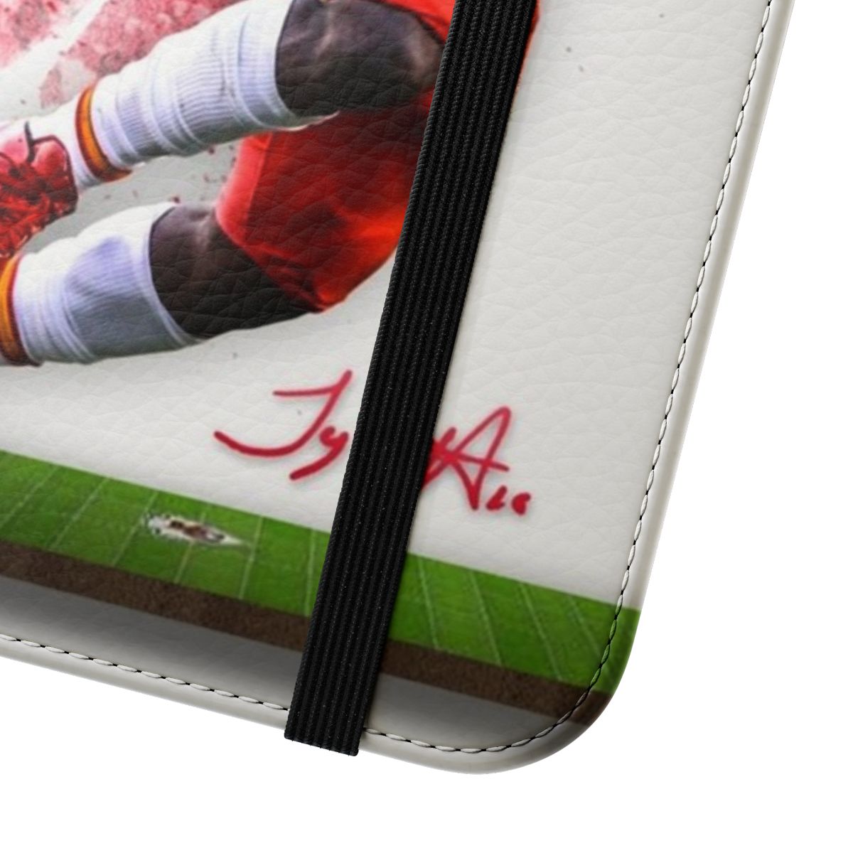 Vibrant sports art phone case featuring Tyreek Hill of the Kansas City Chiefs - Close Up