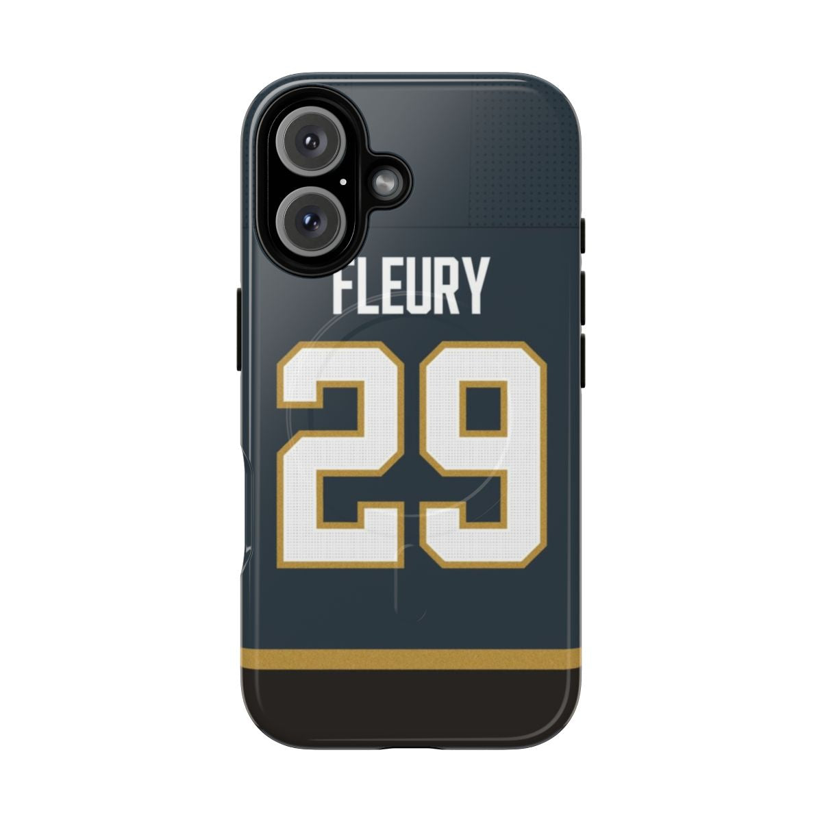 Vegas Golden Knights Magnetic Tough Phone Case with Marc-Andre Fleury Jersey Design