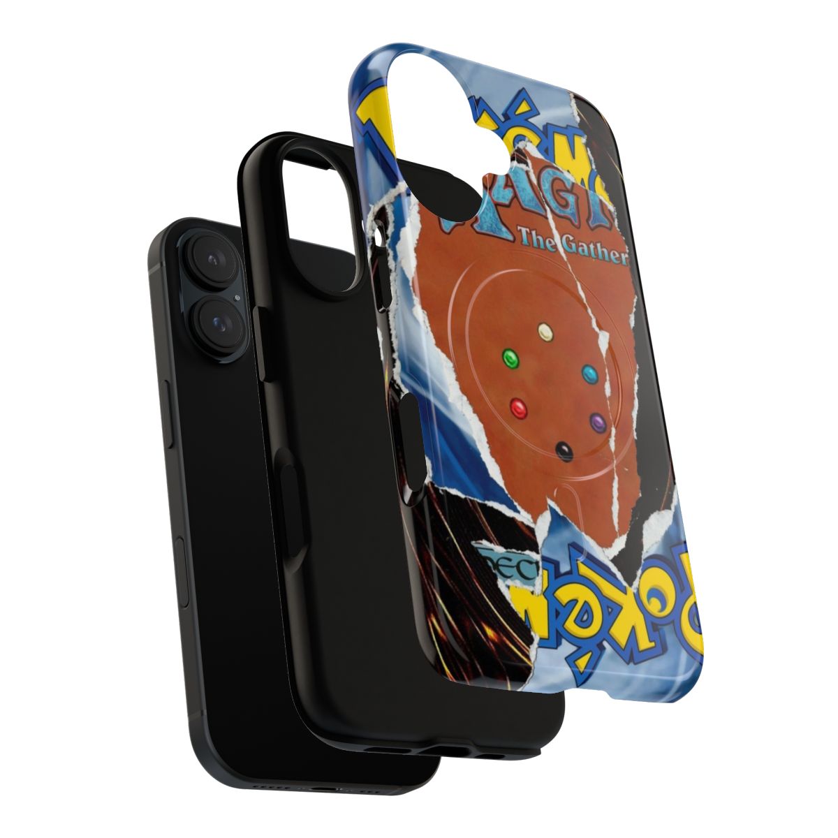 Durable magnetic phone case for gaming, roleplaying, and collectibles - Layers