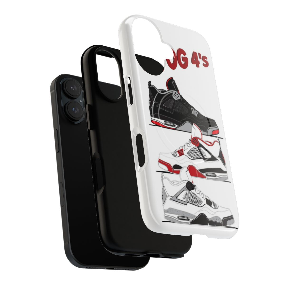 Air Jordan 4 inspired magnetic tough phone case - Layers