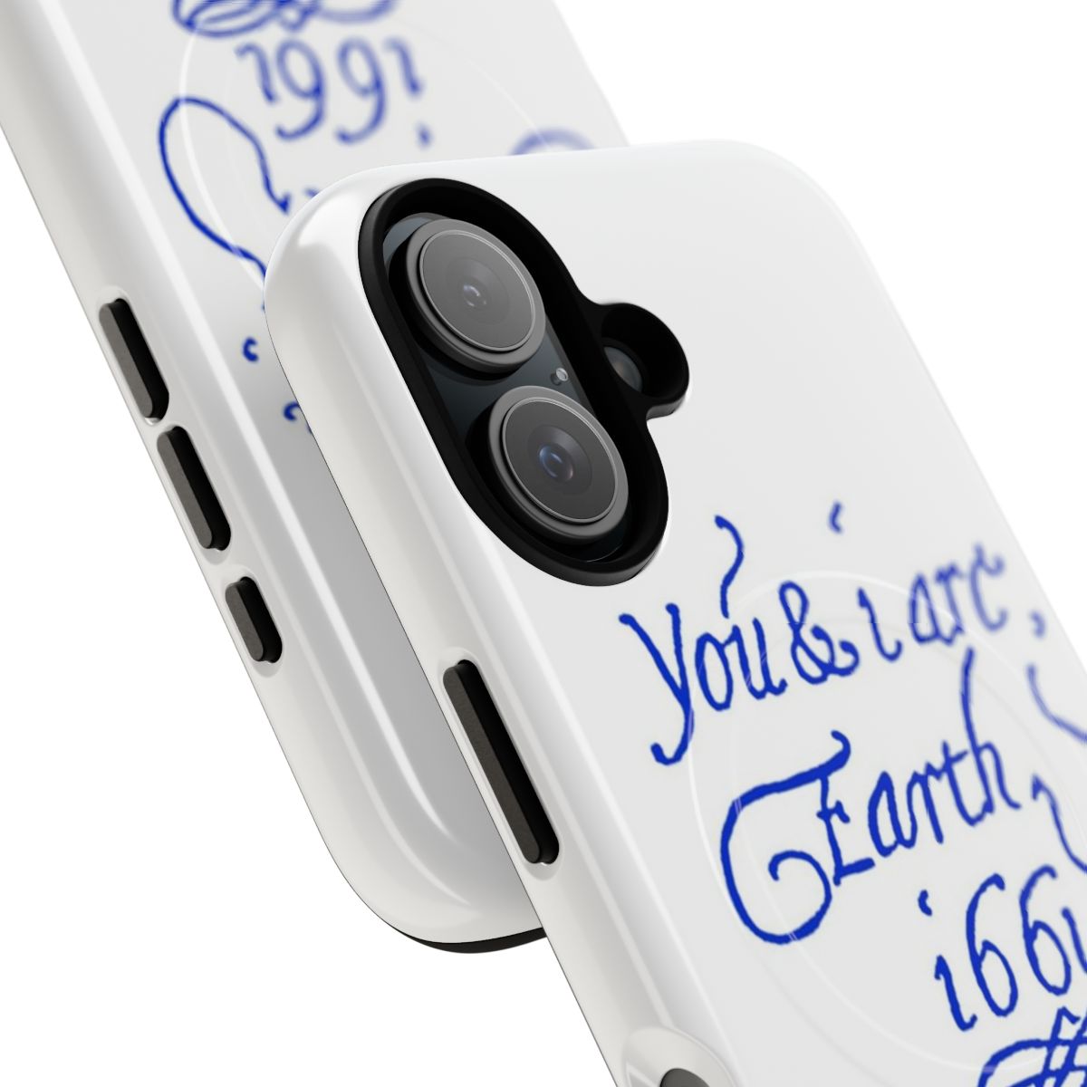 "You & I Are Earth 1661" Eco-Friendly Magnetic Tough Phone Case - Detail