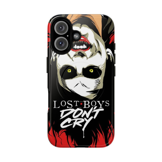 Cry Boys-inspired goth phone case with magnetic closure