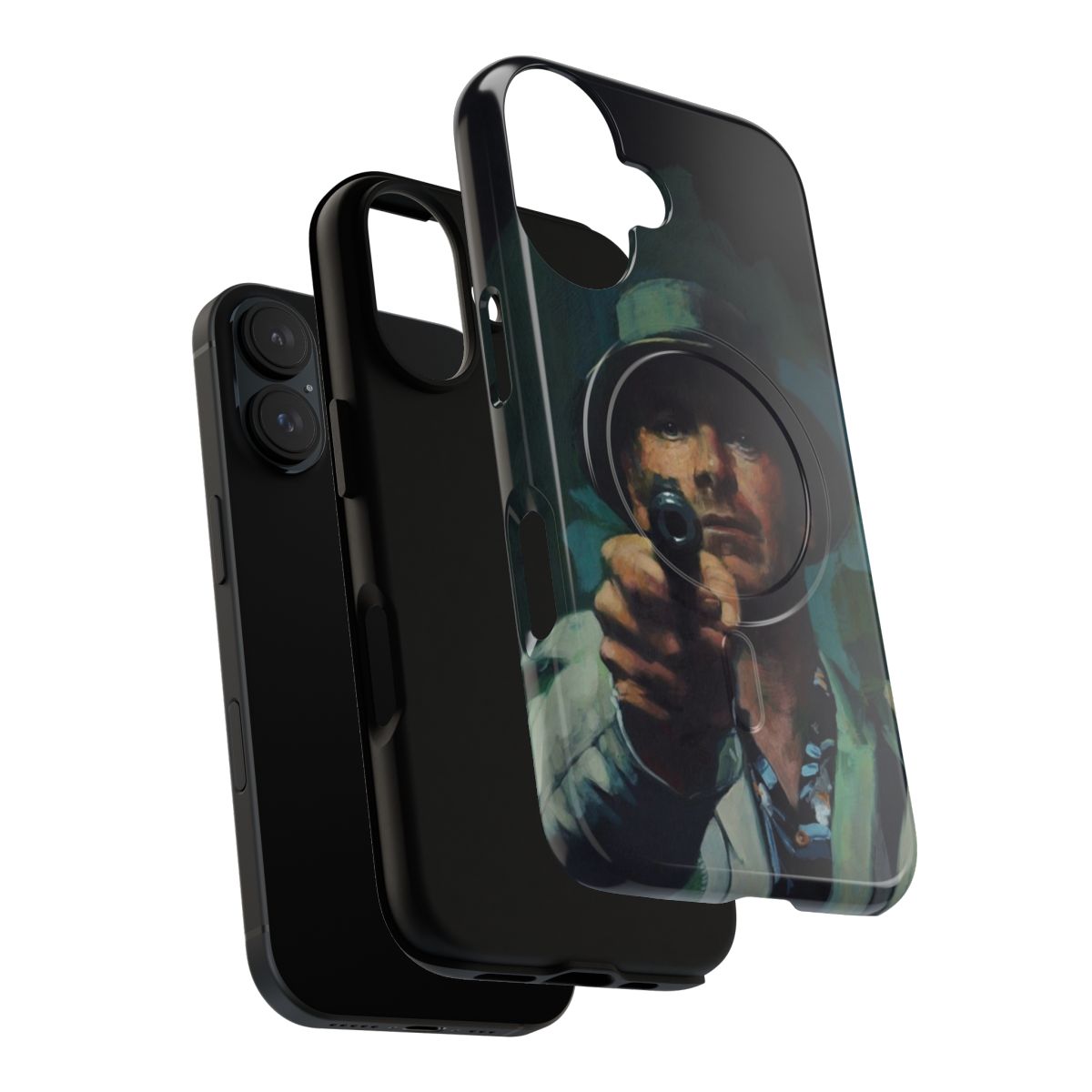 A sleek and durable magnetic phone case with a minimalist movie-inspired design - Layers