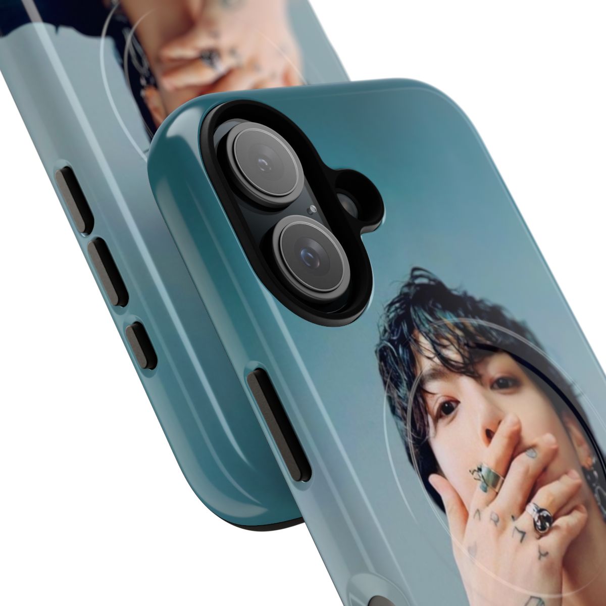 Jungkook-inspired magnetic tough phone case with a sleek design - Detail