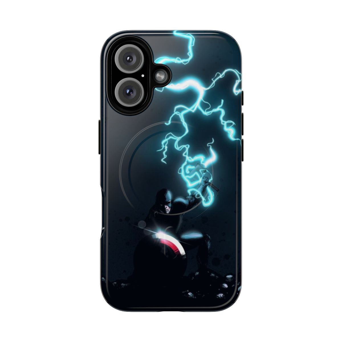 Durable protective phone cases featuring America superhero designs