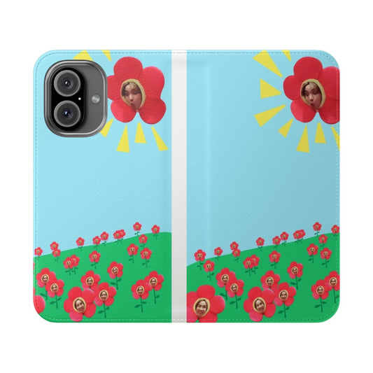 Colorful floral phone case design inspired by BTS member J-Hope