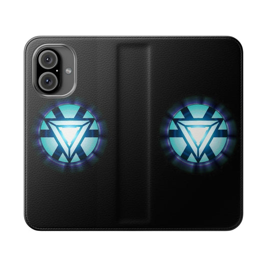 Sleek and protective phone case featuring an iron man-inspired design.