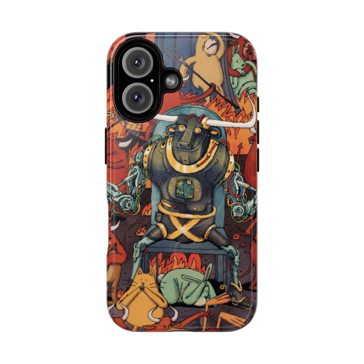 Durable and stylish phone case featuring the Sphinxx Afterburner artwork from the band Dance Gavin Dance.