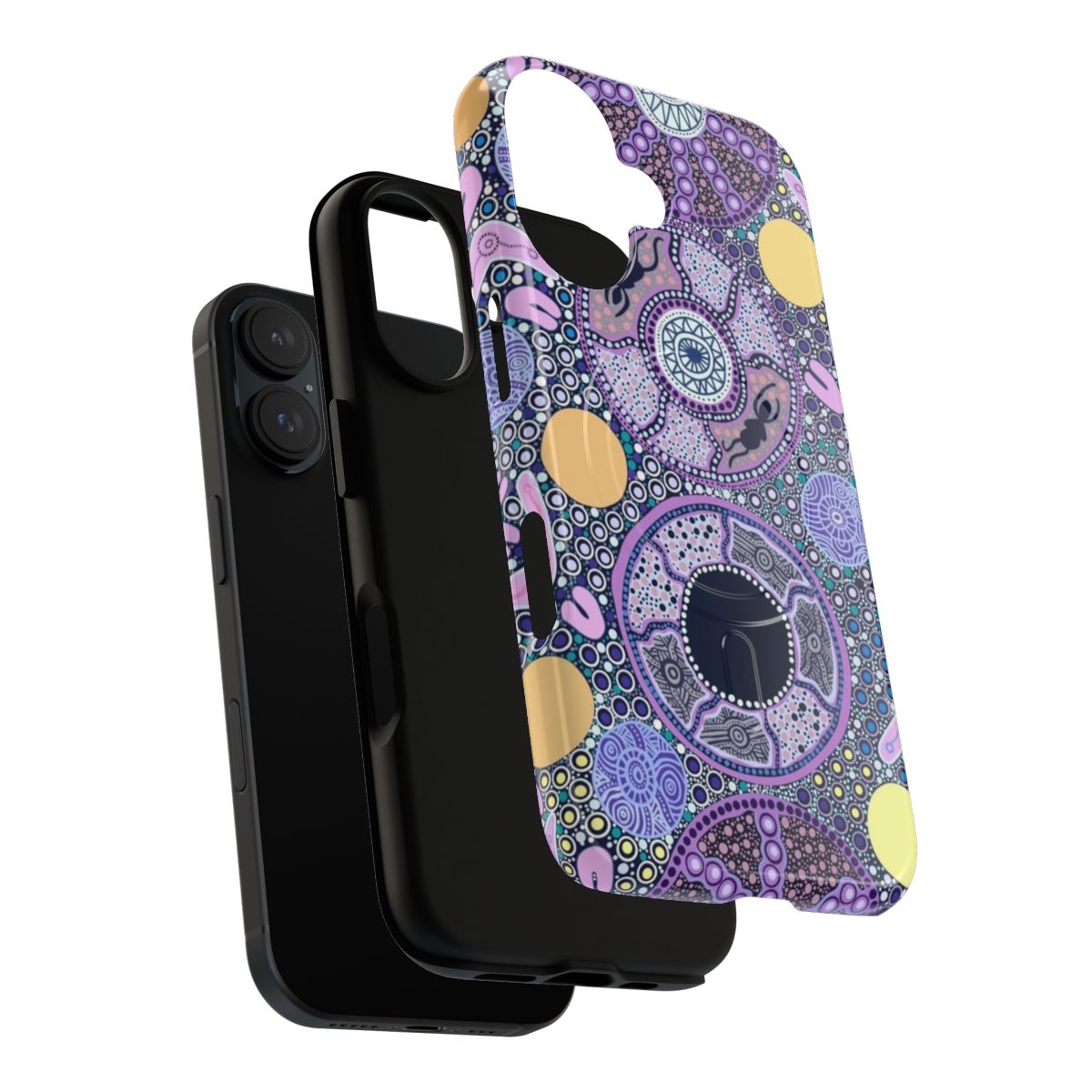 Indigenous Milky Way inspired protective phone case - Layers