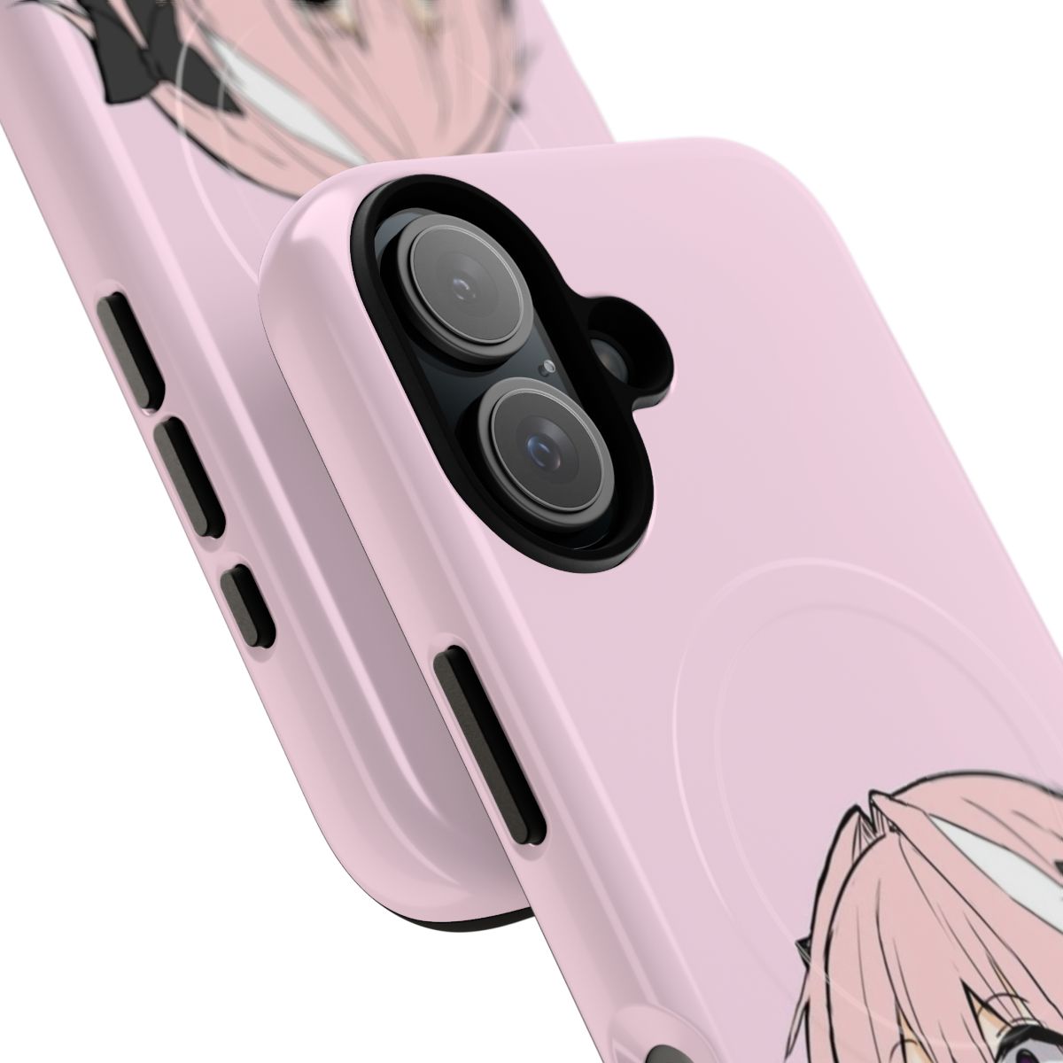 Astolfo-themed magnetic and tough phone case - Detail