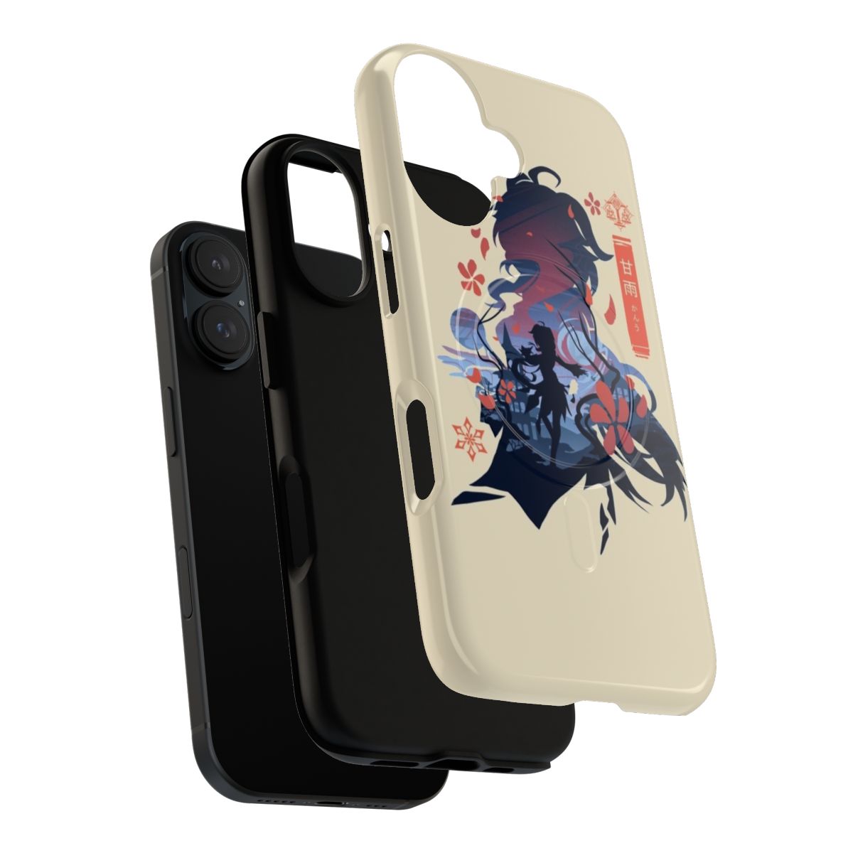 Genshin Impact Magnetic Tough Phone Case with Ganyu Design - Layers