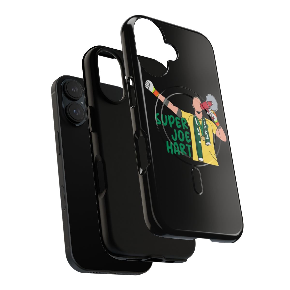 Magnetic tough phone case featuring a design for Celtic FC fans and Joe Hart supporters - Layers