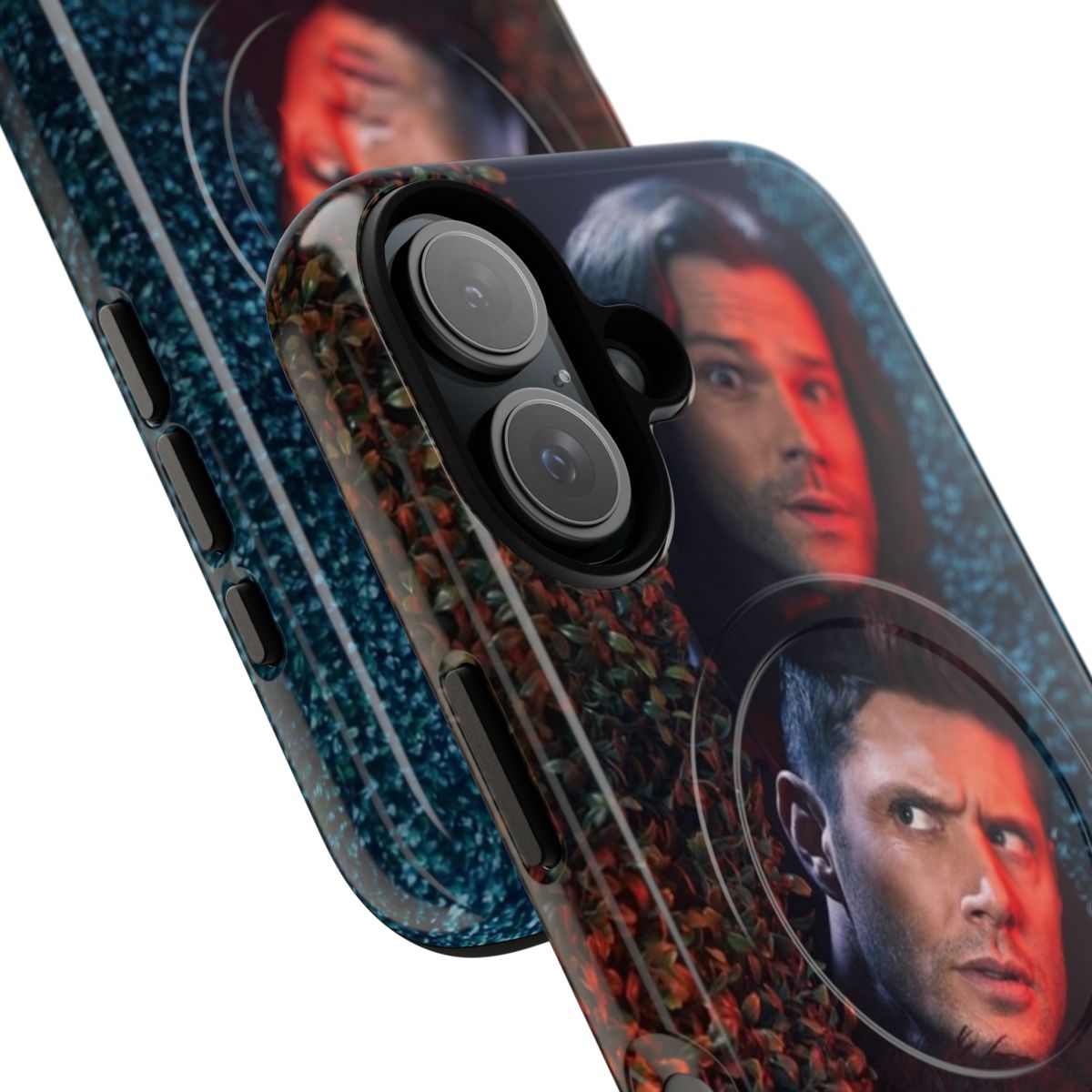 Supernatural Winchester Brothers Collage Magnetic Tough Phone Case - Detail