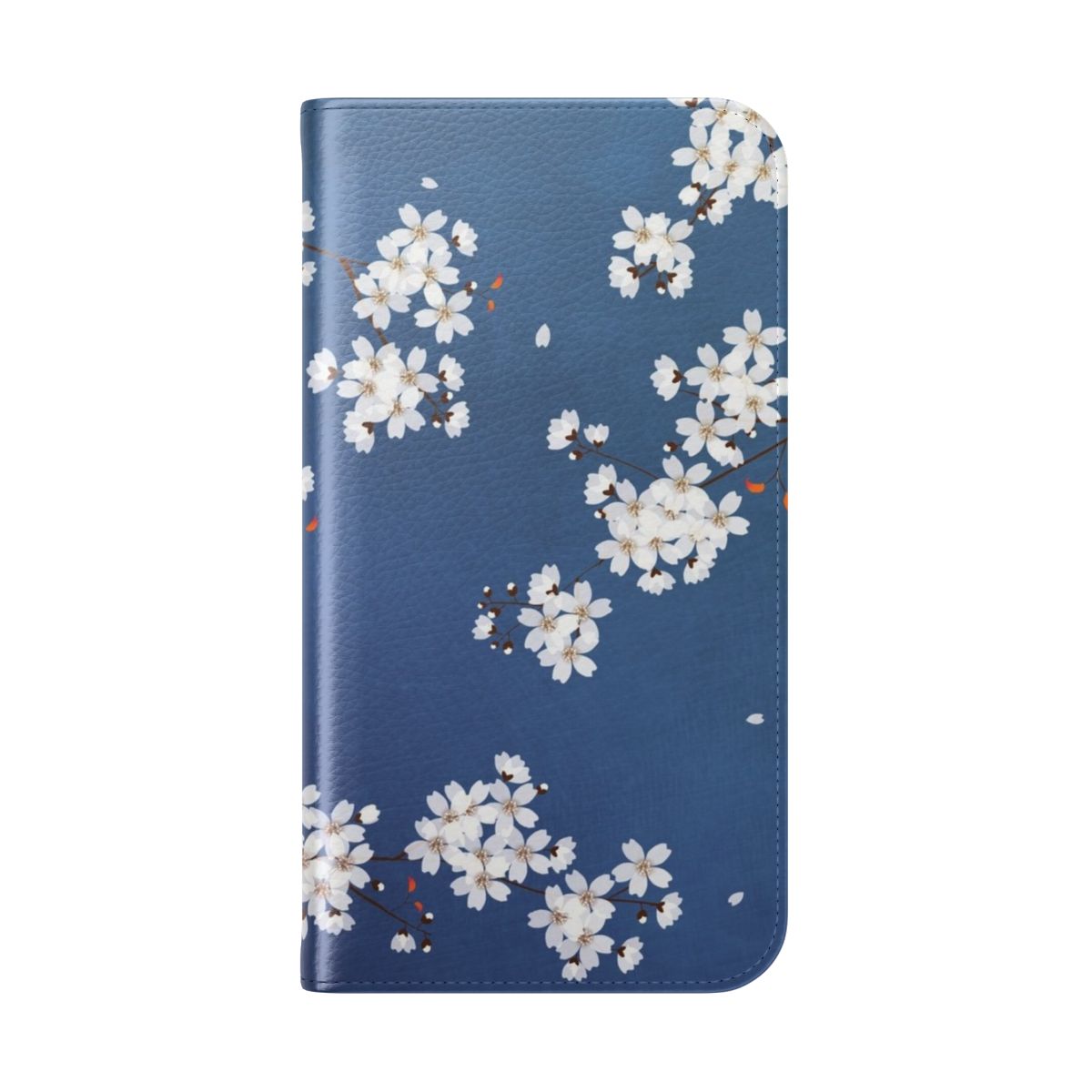 Sakura inspired floral phone case cover - Folded Back