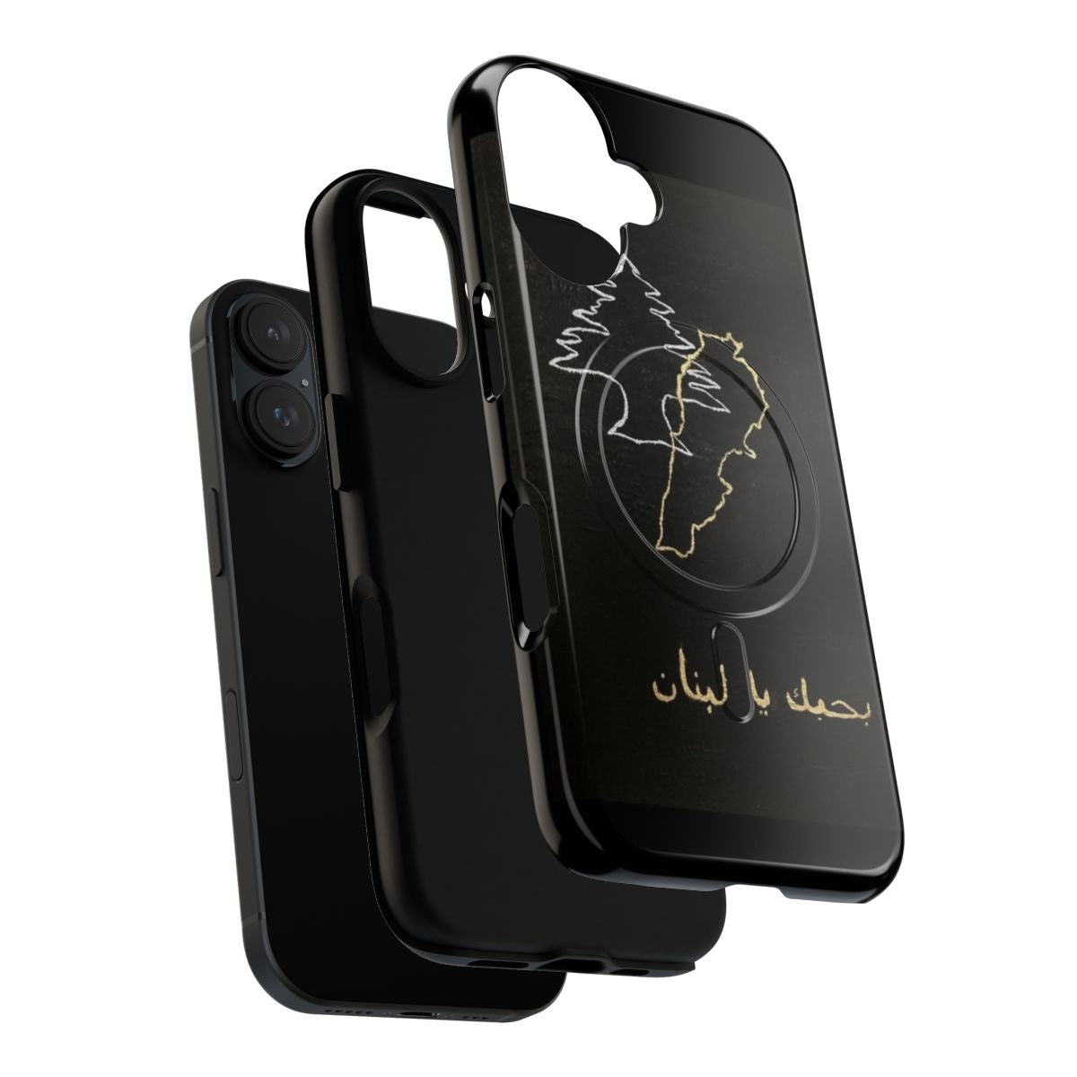 Lebanon painting art design on a durable magnetic phone case - Layers