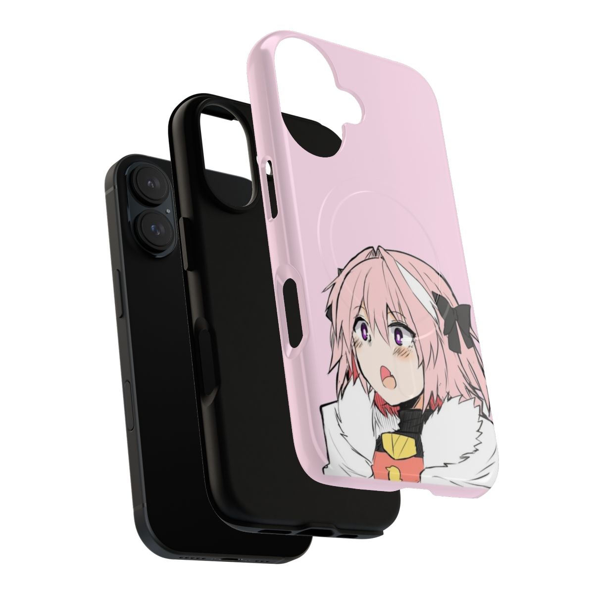 Astolfo-themed magnetic and tough phone case - Layers