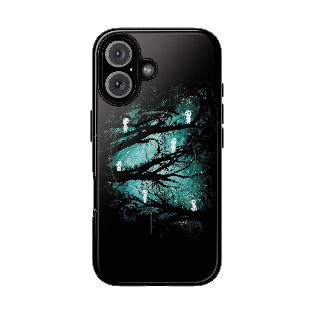 Magnetic protective phone case featuring a detailed tree spirit design in a fantasy art style.