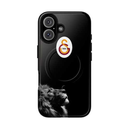 Galatasaray lion-inspired magnetic tough phone case