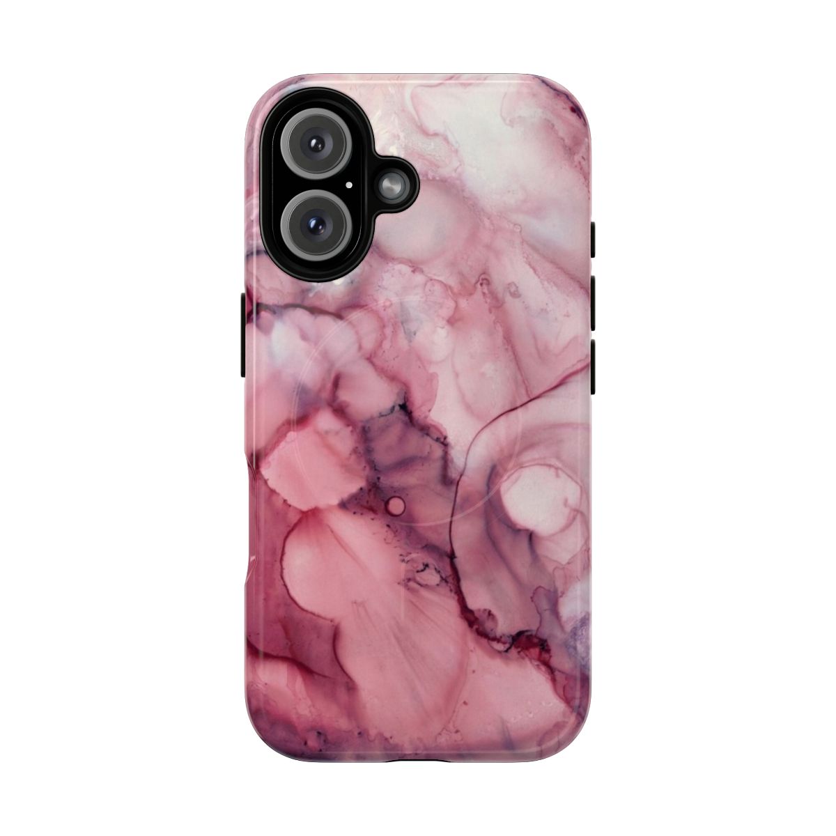 Liquid Mauve Abstract Phone Case - Artistic Modern Mobile Phone Cover Design