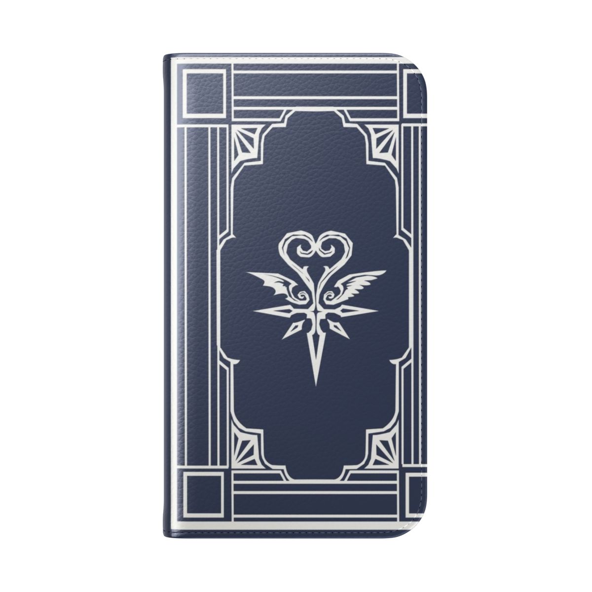 Kingdom Hearts Unchained X Flip Cover Phone Case - Folded Back