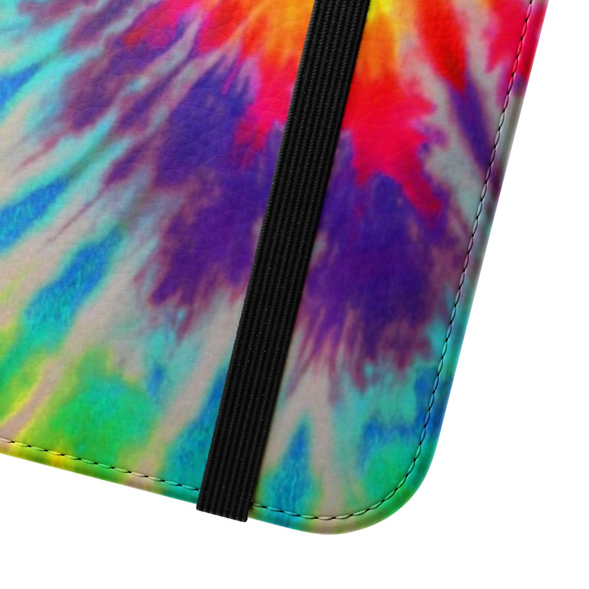 Colorful tie dye designed smartphone case - Close Up