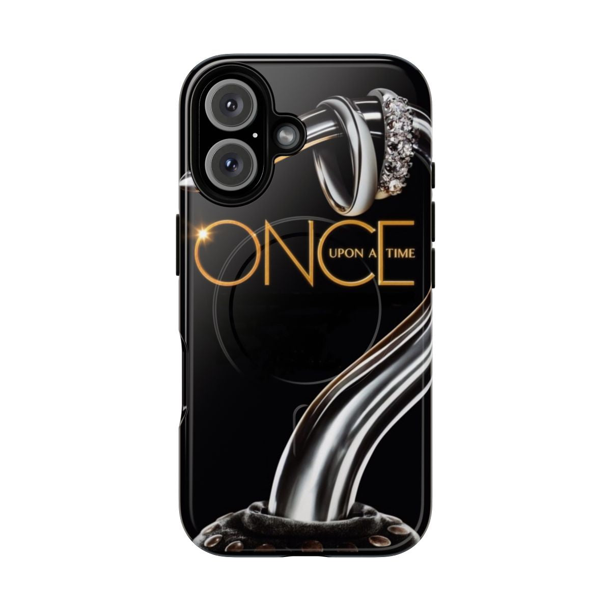 Magnetic tough phone case featuring Once Upon a Time's Captain Swan couple