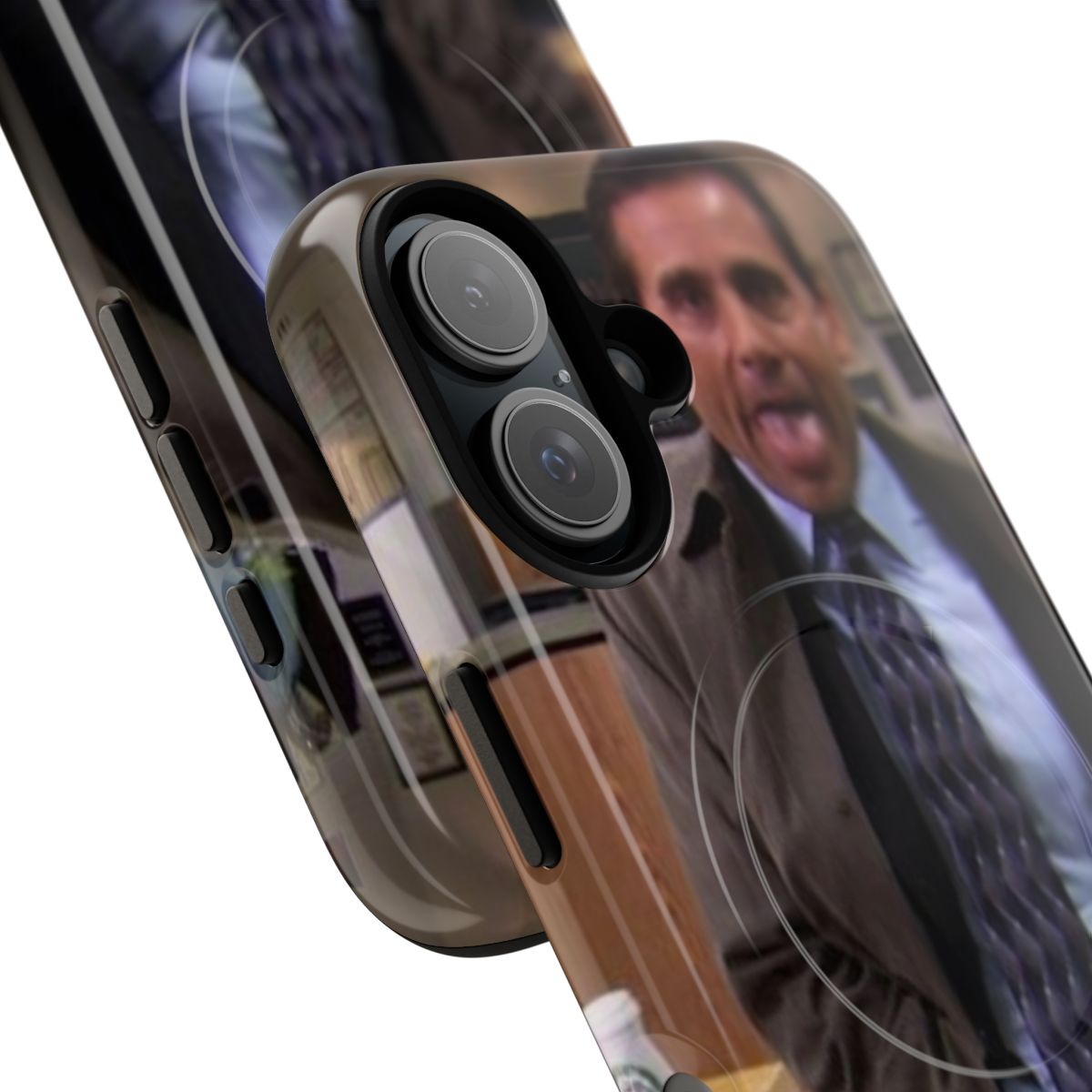 Tough phone case with Michael Scott from The Office design - Detail