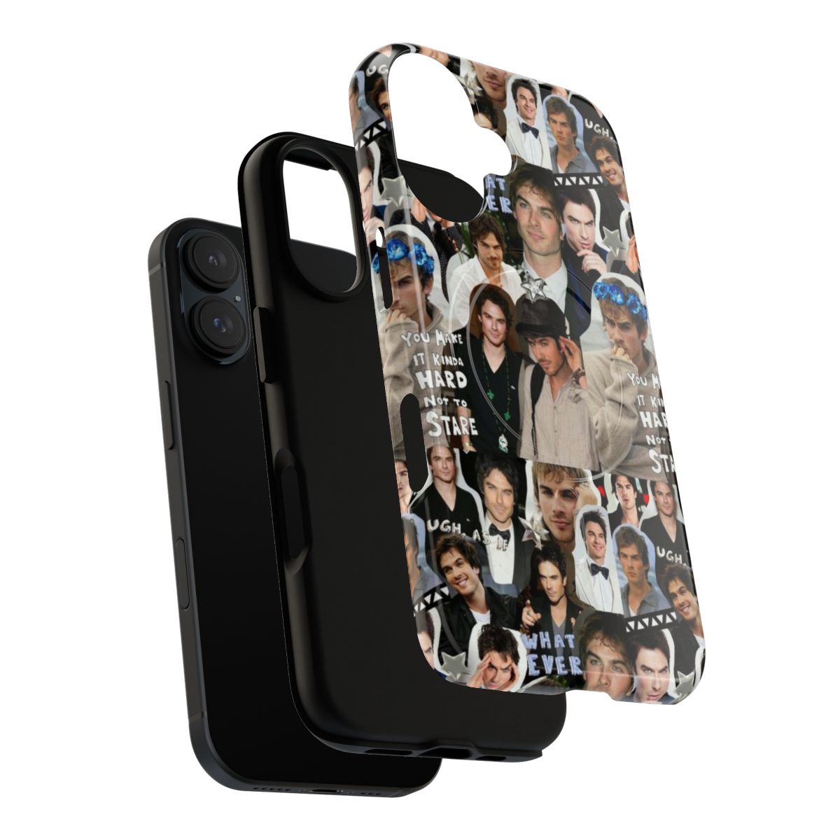 Damon Salvatore collage design on a magnetic tough phone case - Layers