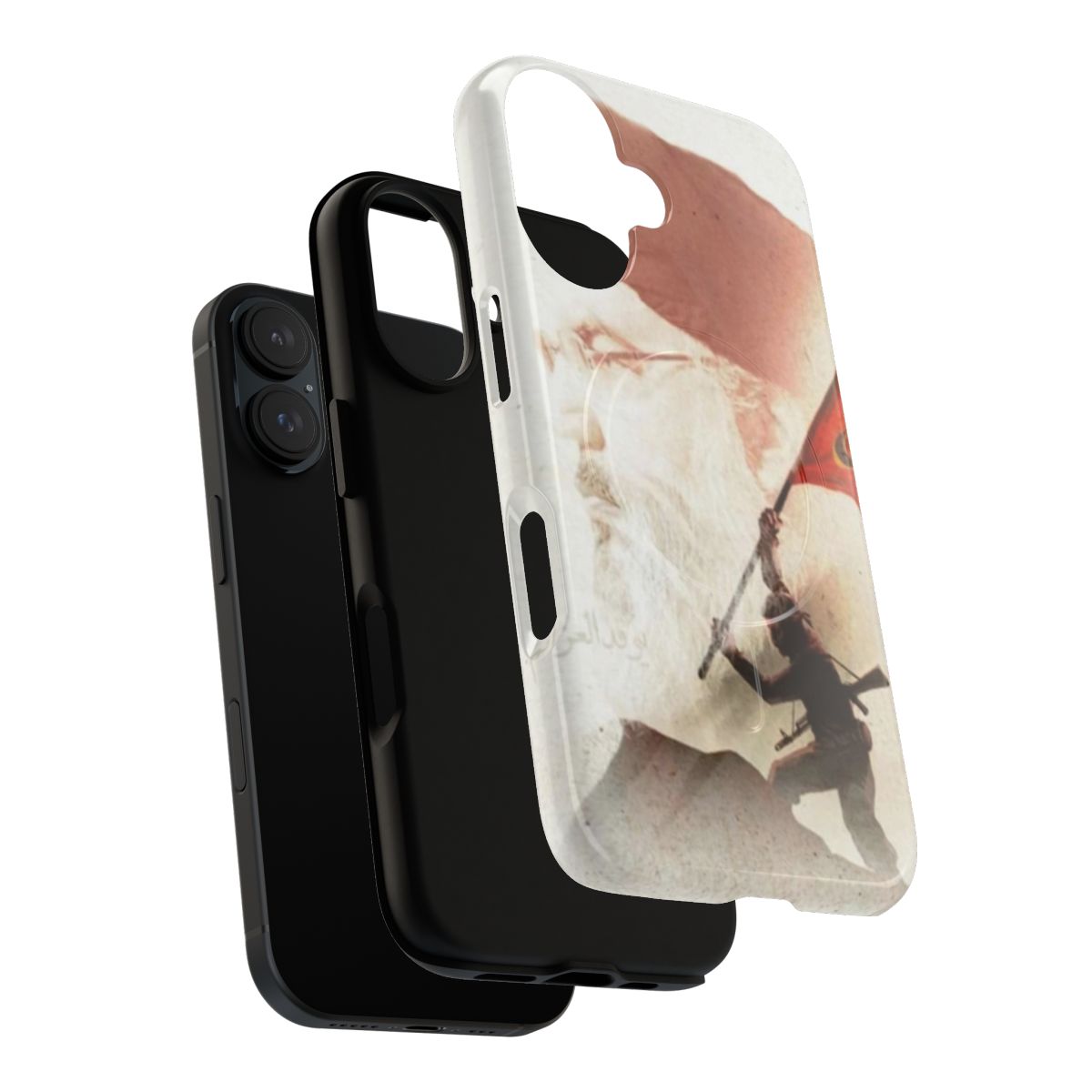 Magnetic tough phone case with hero design - Layers