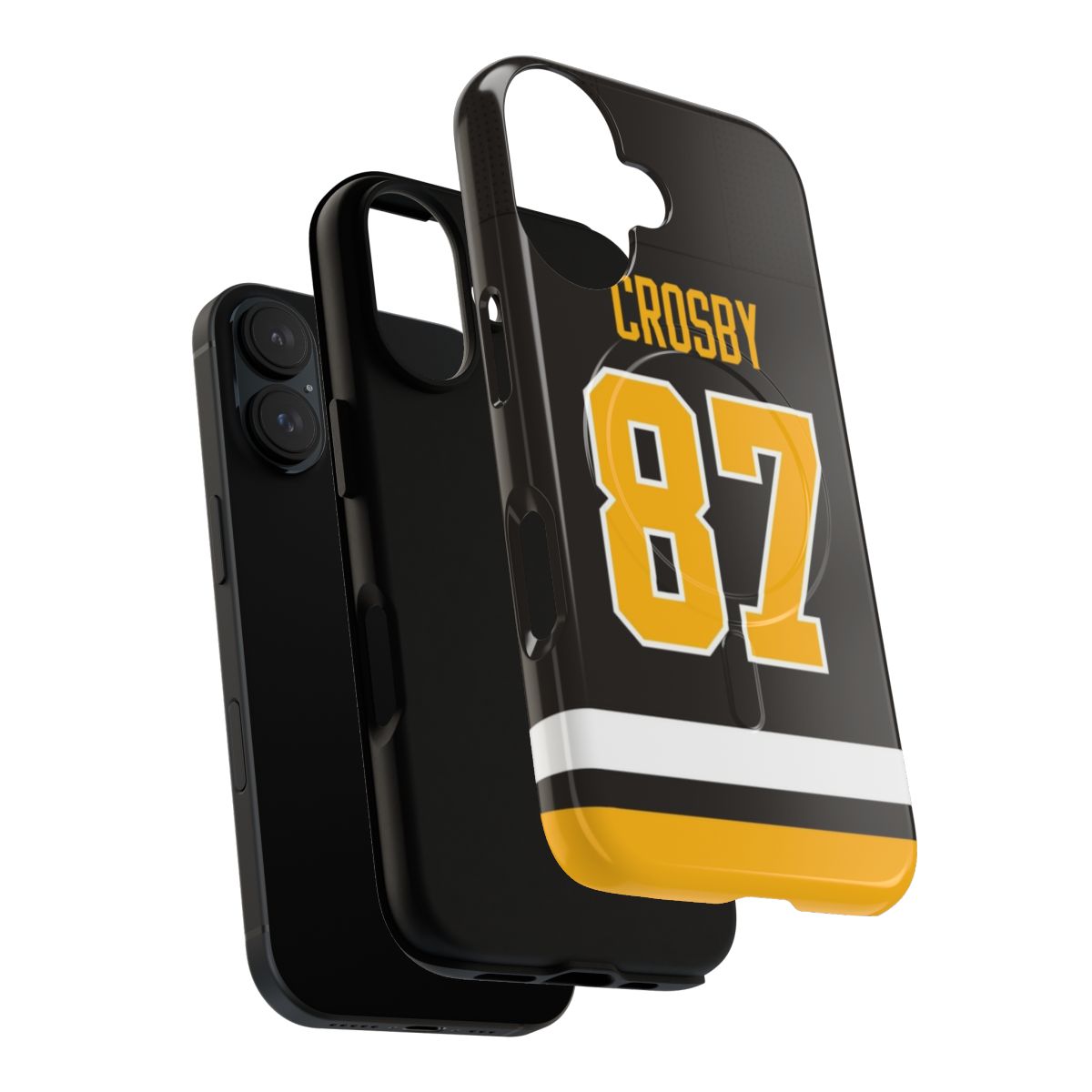 Penguins Inspired Hockey Phone Case with Sidney Crosby Design - Layers